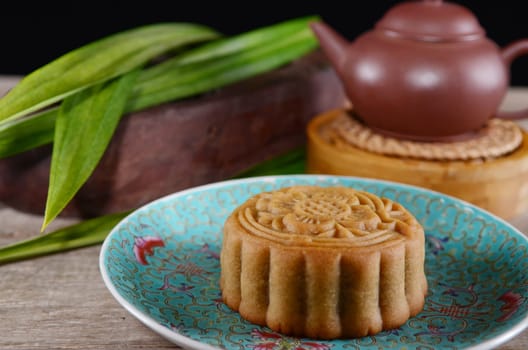 Mooncake ,Chinese mid autumn festival food.