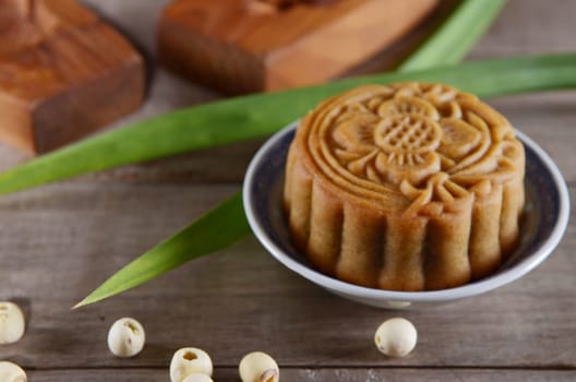 Mooncake ,Chinese mid autumn festival food.