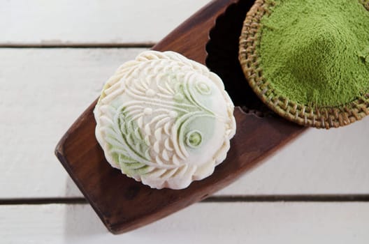 Mooncake ,Chinese mid autumn festival food.