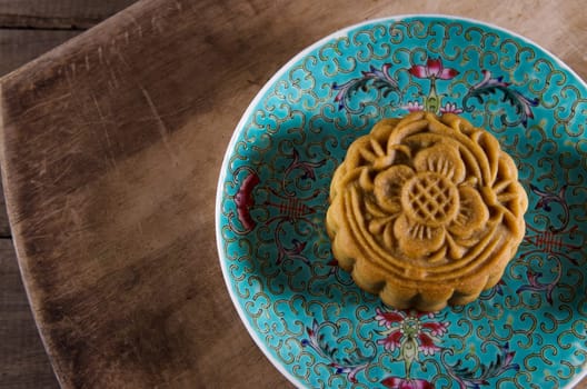 Mooncake ,Chinese mid autumn festival food.