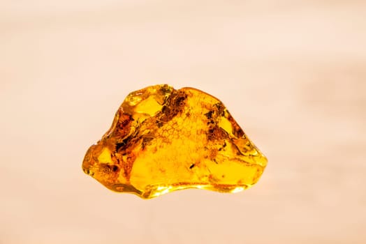 amber in sun on a beach of the Baltic sea in Poland