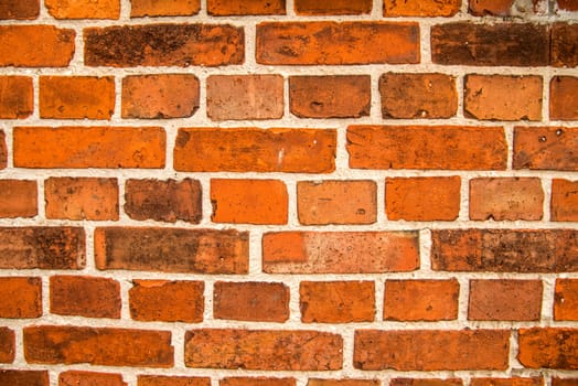 old brick wall of an house