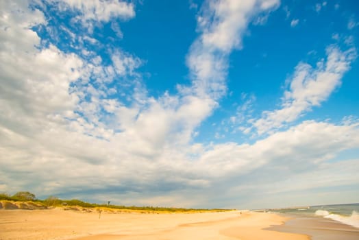 lonesome beach of the Baltic Sea