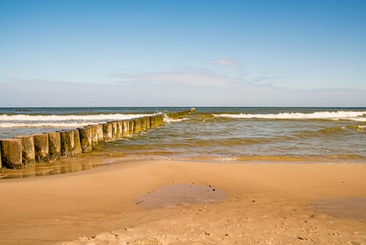 groins in the Baltic Sea
