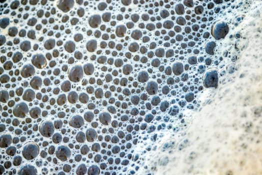 bubbles of the surf