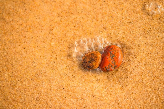 pebble stone on a beach