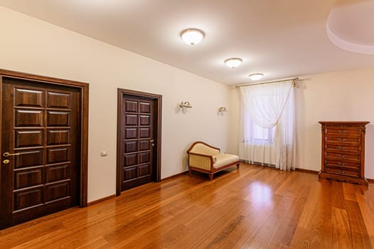 Russia, Moscow- December 05, 2019: interior room apartment modern bright cozy atmosphere. general cleaning, home decoration, preparation of house for sale