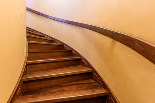 Russia, Moscow- December 05, 2019: interior room apartment modern bright cozy atmosphere. general cleaning, home decoration stairs, steps