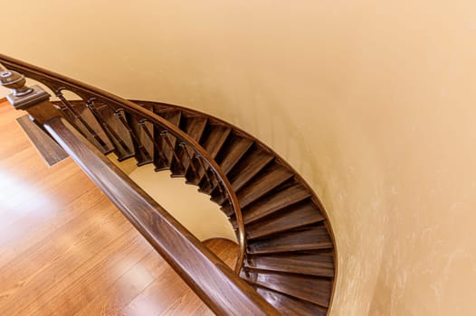 Russia, Moscow- December 05, 2019: interior room apartment modern bright cozy atmosphere. general cleaning, home decoration stairs, steps