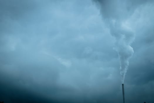 Chimney smoke carbon dioxide co2 air contamination