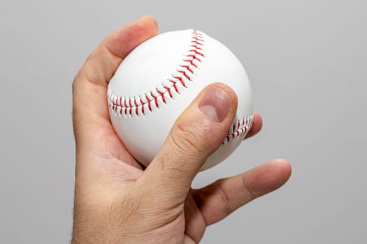 baseball ball white sport hand holding game