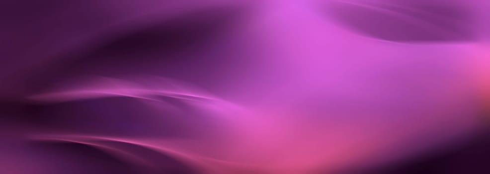 Shifting motion lines and wave shapes filtered. Panoramic view. Contrasting color values. Abstract color gradient background.