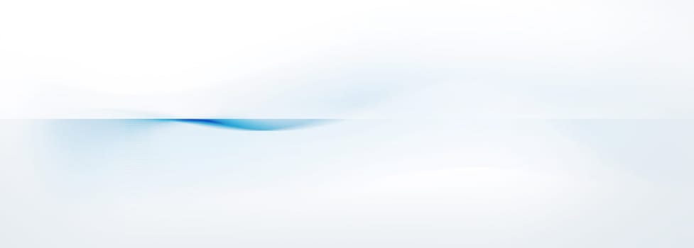 abstract light blue and white motion lines on blurred light blue horizontal background banner