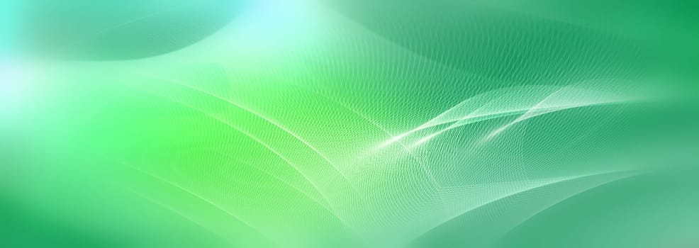 Shifting motion lines and wave shapes filtered. Panoramic view. Contrasting color values. Abstract color gradient background.