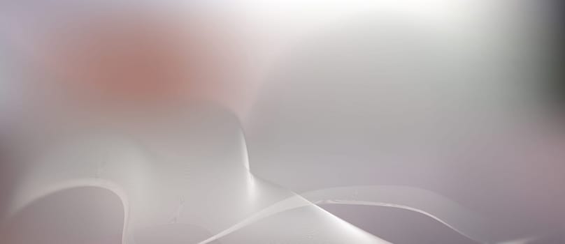 White curved motion lines and wave shapes on gradient background. Contrasting blurred color values.