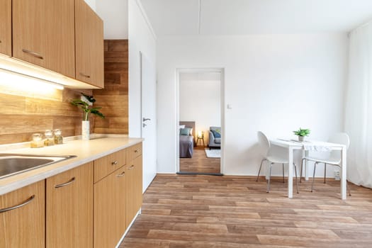 Interior photo shoot in a modern apartment. High quality photo