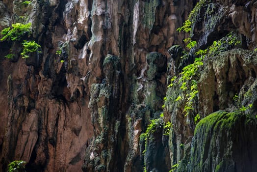 View in the Batu Caves, Kuala Lumpur, Malaysia.