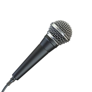 Microphone 3D render illustration isolated on white background