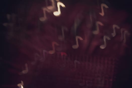 Musical notes abstract background
