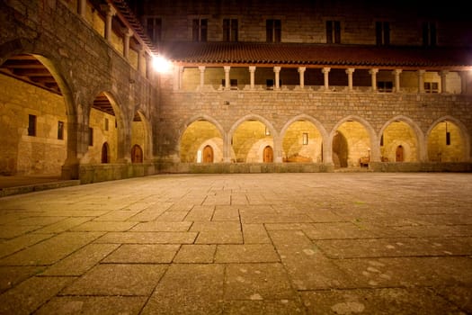 Interior view of Palace of Duques de Braganca, in Guimaraes, Portugal, north of the country. European Capital of Culture 2012