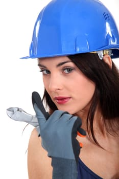 Female electrician
