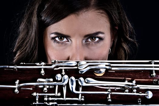 Portrait with bassoon
