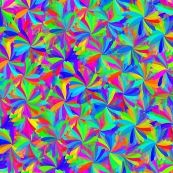Colorful illustrated a abstraction the colorful background