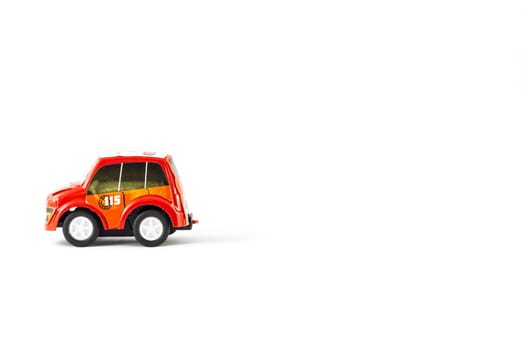 Fireman toys car. Italian little model of italian "vigili del fuoco"""