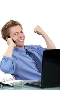 Successful businessman