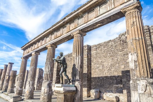 Ancient ruins of Pompeii, Italy