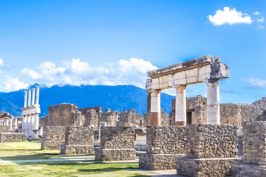 Ancient ruins of Pompeii, Italy