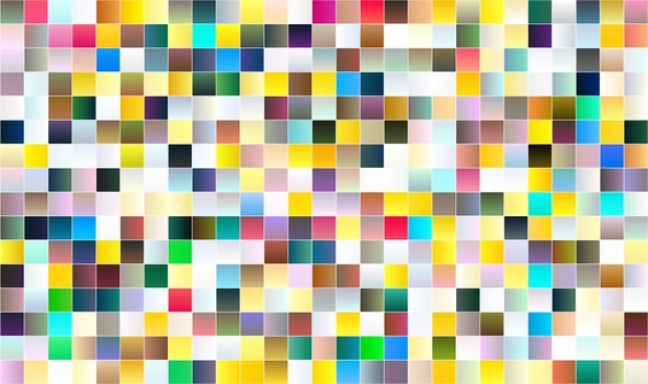 Abstract colorful gradient square pattern