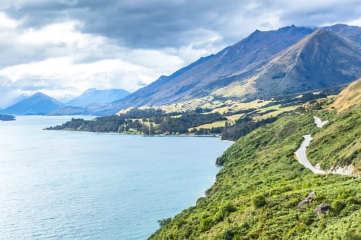 Queenstown in New Zealand. The city of adventure and nature.