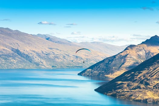 Queenstown in New Zealand. The city of adventure and nature.