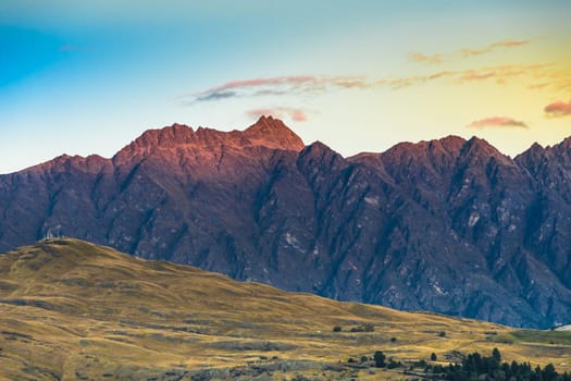 Queenstown in New Zealand. The city of adventure and nature.