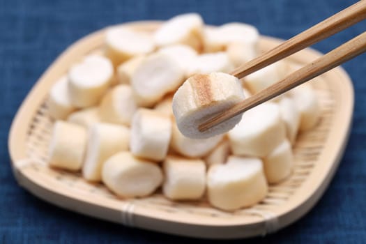 Traditional Japanese food, Fu made with gluten of wheat