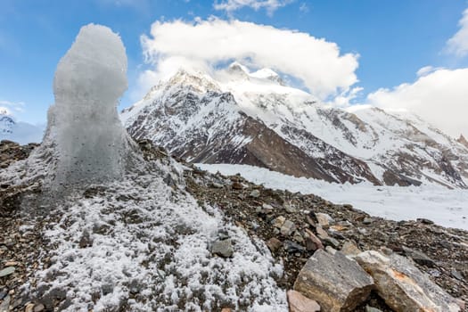 K2 mountain peak, second highest mountain in the world, K2 trek, Pakistan, Asia