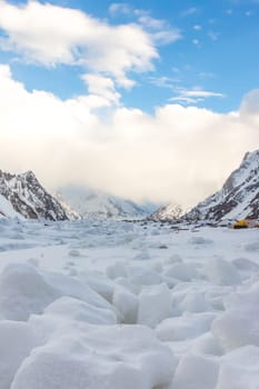 K2 mountain peak, second highest mountain in the world, K2 trek, Pakistan, Asia