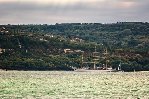 Sailing Ship in the Black Sea, Bulgaria