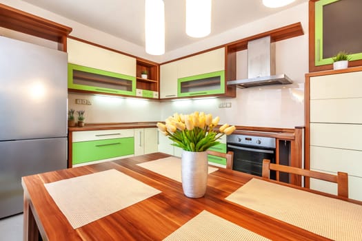 Interior photo shoot in a modern apartment. High quality photo
