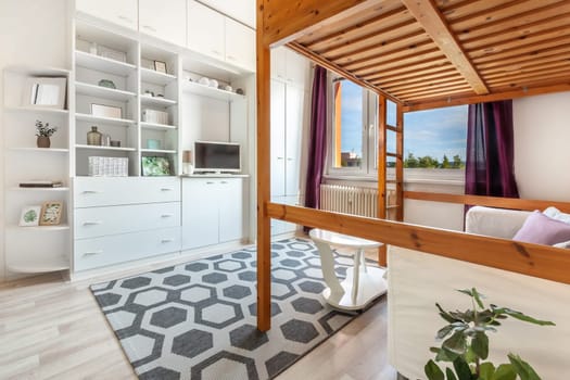 Interior photo shoot in a modern apartment. High quality photo