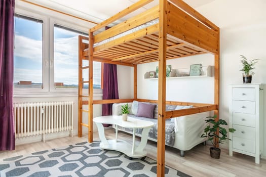 Interior photo shoot in a modern apartment. High quality photo