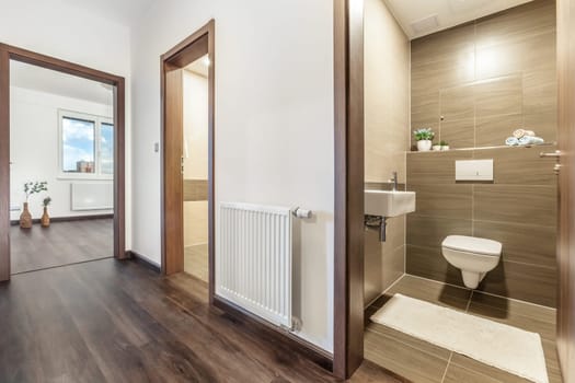 Interior photo shoot in a modern apartment. High quality photo