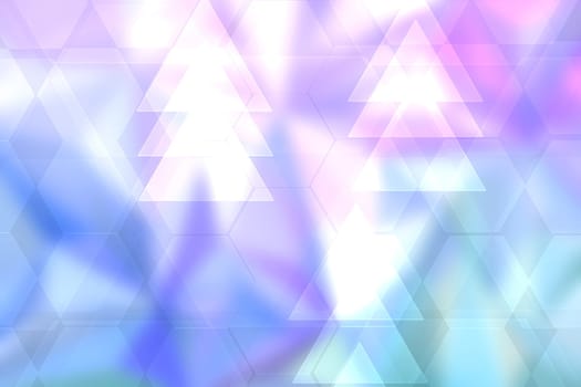 Abstract colorful bright pastel blue pink modern futuristic technology and business background texture with mixed geometrical figures. Medical structure, artificial intelligence and science presentation backdrop.
