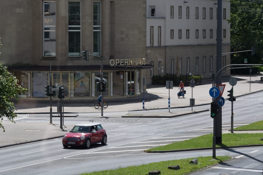 Wuppertal  Nrw  Germany - July 31  2017:.WUPPERTAL  NRW  GERMANY - JULY 31  2017:. Wuppertal-Barmen, Wuppertal Opera House, Originally built as Stadttheater Barmen 1905