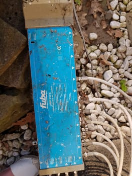 HEILIGENHAUS, NRW, GERMANY - MAY 25, 2018:..Heiligenhaus, Nrw, Germany - May 25, 2018:.Satellite distribution system via a satellite multiswitch