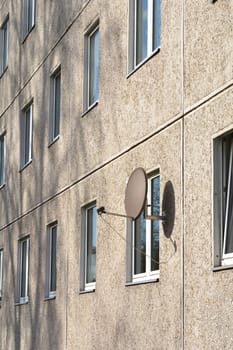 Facade of a residential building in Magdeburg