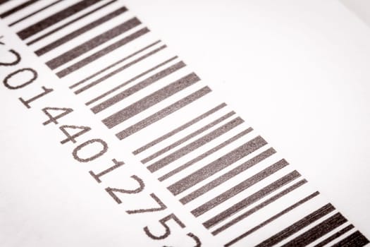 Black and white barcode. Particular of a Barcode
