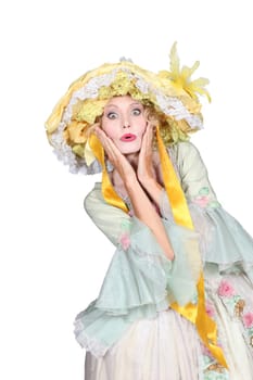portrait of a woman in lady costume