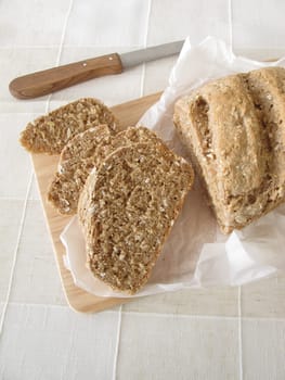Sliced wholemeal bread